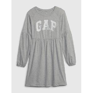 GAP Детска рокля с логото на GAP GAP | Siv | Момичешки | 104/110 - zoot - 62,57 лв