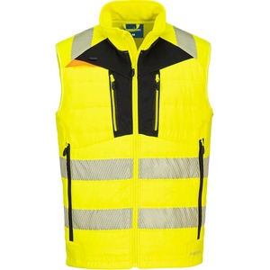 Portwest hi-vis dx479 / Софтшел светлоотразителна жилетка - hv жълто/черно xxxl (dx479ybrxxxl)
