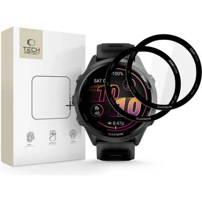 Tech-Protect glass flex+ 2 БРОЯ garmin forerunner 970 / 570 (47 mm) ЧЕРЕН (5906302368457)
