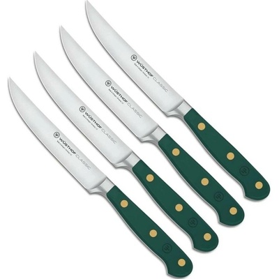 Sada 4 nožů na steaky CLASSIC Colour Fresh Rosemary 12 cm Wüsthof Dreizack Solingen