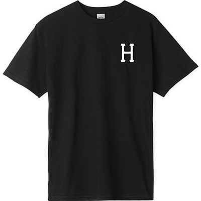 HUF Essentials Classic H Tee černé