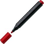 Faber-Castell Маркер перманентен Faber Castell Grip 1504, объл, червен