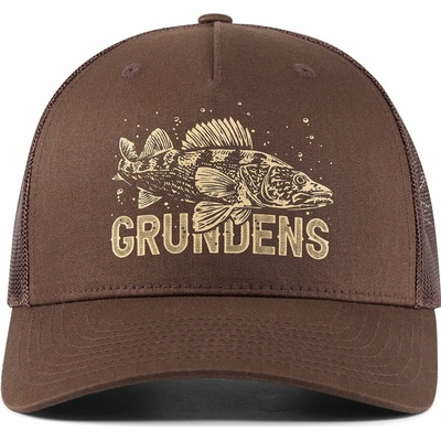 GRUNDÉNS King of the Lakes Trucker Brown Color Brown