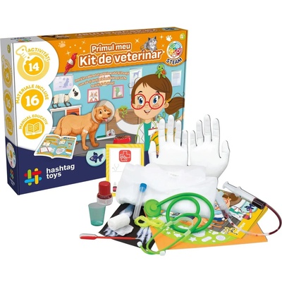 Hashtag Toys Образователен ветеринарен комплект Hashtag Toys (HT052330)