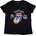 The Rolling Stones Sixty Rainbow Tongue '62 (Puff Print) Black L Дамски Риза (RSTS170LB03)