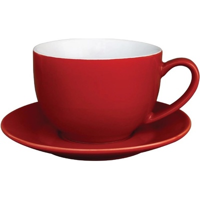 Olympia šálky na cappuccino Cafe červené 12 x 340 ml