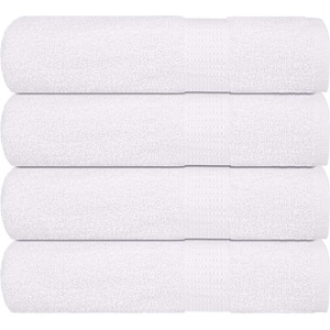vidaXL Кърпи за баня FROGN 4 бр. Бели 100x150 см 360 г/м2 (136658)