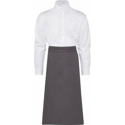 SG Accessories - BISTRO Bistro pasová zástěra ze směsového materiálu 100 × 78 cm Šedá