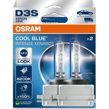 OSRAM XENARC COOL BLUE INTENSE NEXTGEN D3S +150% XENON 2KS/BALENIE OSRAM 66340CBN-HCB