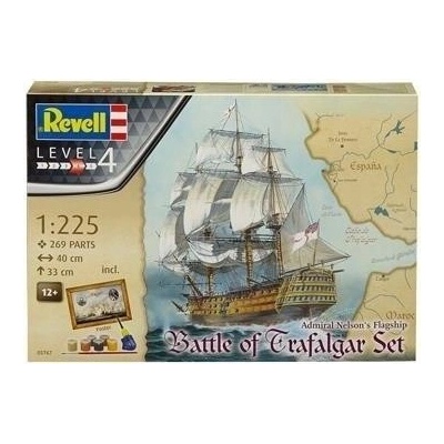 Revell Gift-Set loď 05767 Battle of Trafalgar 1:225