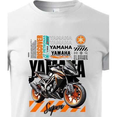 Dětské triko Yamaha Bílá Canvas tričko Bezvatriko.cz 2370