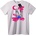 NOONEBRAND Тениска Аниме Месец и Облаци - 6XL, White