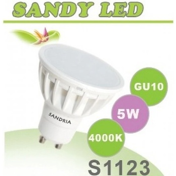 Sandria S1123 LED žárovka GU10 5W Neutrální bílá