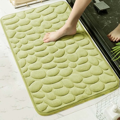 Xpose Eris Kúpeľňová predložka s pamäťovou penou svetlo zelená 50x80 cm