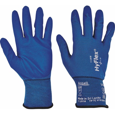 CERVA ANSELL HYFLEX 11-818 / Ръкавици, потопени в вода, от нитрилна пяна Ansell FORTIX 8 (0108009699080)
