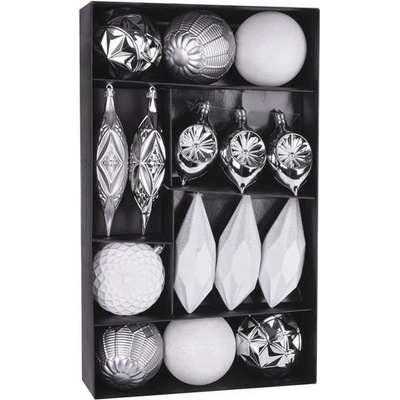MagicHome Gule 15 ks bielo- strieborné