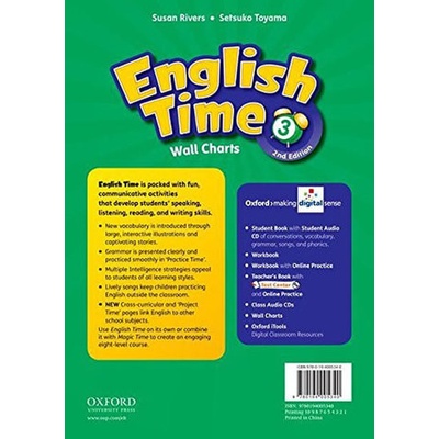English Time 2nd Edition 3 Wall Charts Kampa, K. Vilina, Ch.
