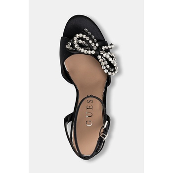 Guess Обувки с тънък ток Guess CHARMIN в черно FLFCHA SAT03 (FLFCHA.SAT03.BLACK)