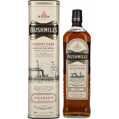 Bushmills Steamship Collection Sherry Cask Reserve 40% 1 l (tuba)