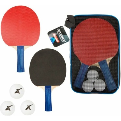 Sada na stolný tenis, 2 rakety 26cm + 3 loptičky, v púzdre