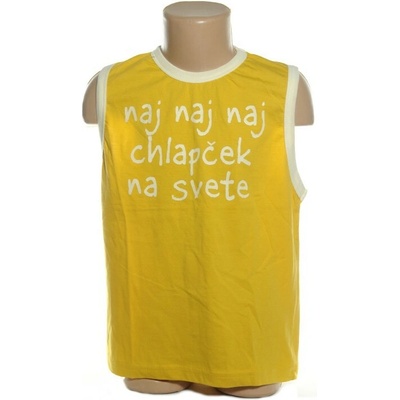 Detské tielko Naj chlapček naj naj naj žltá