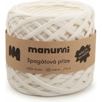 Manumi špagátová priadza krémová - 1 ks