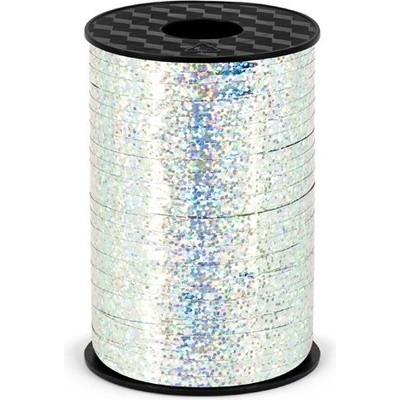 Party Deco Сребриста Лента За Балони, Холограмна