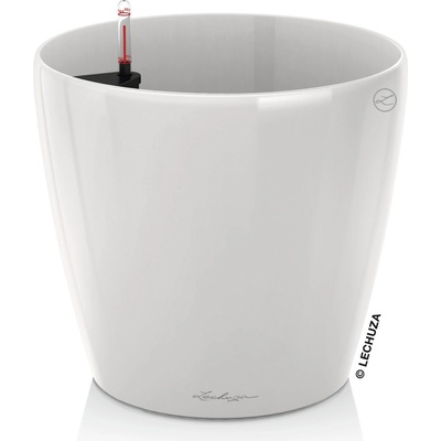 Lechuza Sádzací kvetináč Classico Premium lesklý plast 60 x 55,5 cm biely