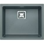 Alveus Композитна мивка Alveus Quadrix 50 Steel металик сиво 56x46 см (1108037) Мивка за вграждане
