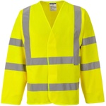 Portwest hi-vis c473 / Светлоотразителна блуза, жилетка с дълъг ръкав - hv жълто s/m (c473yers/m)