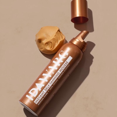 IDA WARG Автобронзиращ мус за незабавен тъмен тен IDA WARG Instant Self-Tanning Mousse Medium Dark (23004)