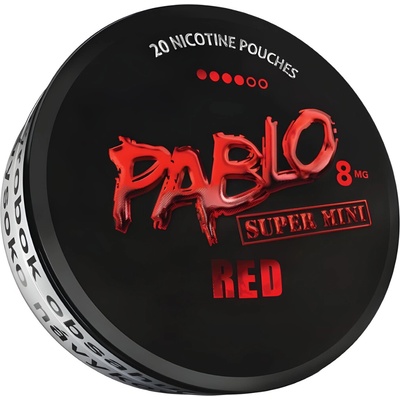 Pablo Super Mini red 8 mg 20 ks