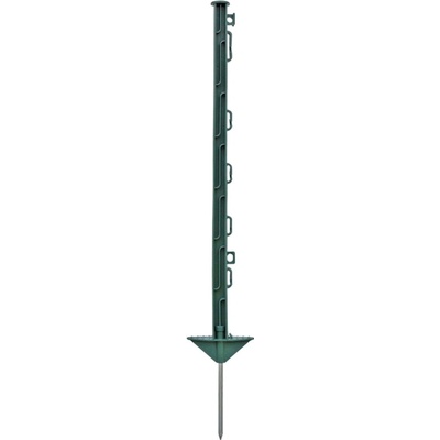 VNT electronics s.r.o. Sloupek plastový pro elektrický ohradník, délka 74 cm, 7 oček, zelený