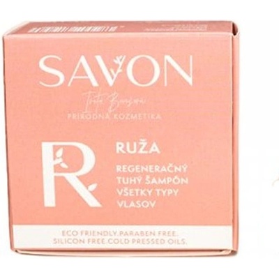 Savon prírodný tuhý šampón Ruže 60 g