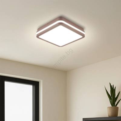 Brilagi -LED Външно таванно осветително тяло BENE LED/18W/230V 21, 5x21, 5 cm кафяво IP54 (BG3862)