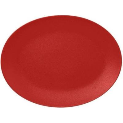 RAK Porcelain Talíř oválný 36 x 27 cm světle červená RAK-NFNNOP36BR