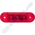  Габарит, червен 3 led 12v-24v 412luk