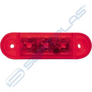  Габарит, червен 3 led 12v-24v 412luk