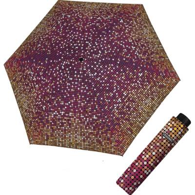 Doppler Havanna Fiber Twinkle berry dámsky skladací dáždnik