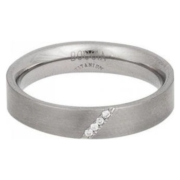 Boccia Titanový prsteň s diamantmi 0121 0759