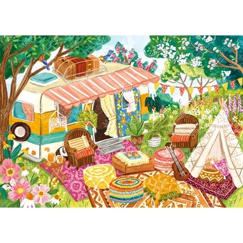 Image 1 of Magnolia - Puzzle Boho Camper - 1 000 piese
