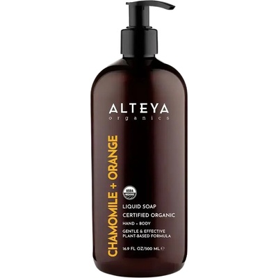 Alteya Organics tekuté mydlo Harmanček & Nechtík Bio 500 ml