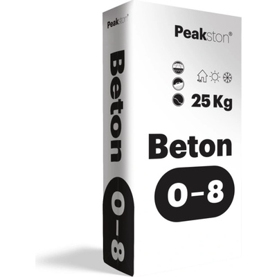 PEAKSTON Betón suchý na potery 0-8mm 25kg