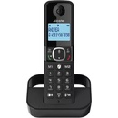 Alcatel Безжичен DECT телефон Alcatel F860, монохромен осветен дисплей, адресна памет за 100 номера, 2 режима за блокиране на повиквания, черен (1015160)