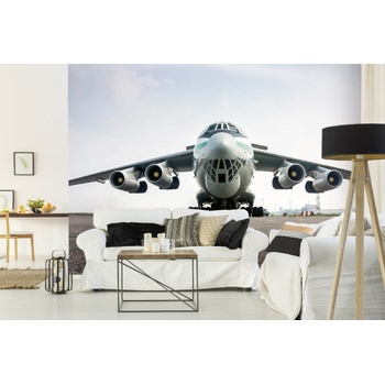 DIMEX ART s. r. o Самозалепваща се флизелинова фототапета голям товарен самолет 375 x 250 см