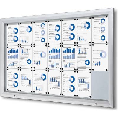 Jansen Display Exteriérová vitrína 21 x A4 1685 x 1067 mm