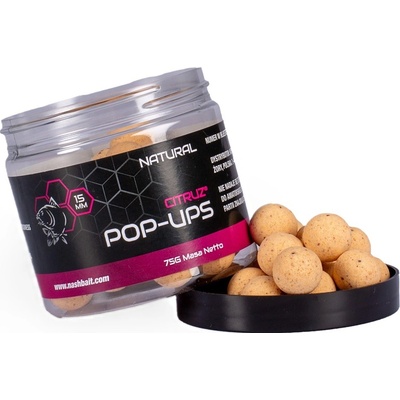 Kevin Nash Plovoucí boilies Pop Ups Citruz Natural 75 g 12 mm – Hledejceny.cz