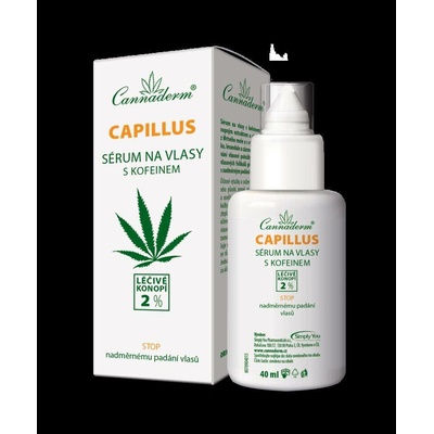 Cannaderm Stimulační sérum na vlasy s kofeinem Capillus 8 x 5 ml