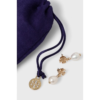 Tory Burch - Обици KIRA PEARL DROP (65156.709)