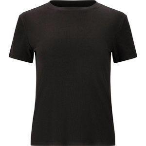 ATHLECIA Дамска тениска ATHLECIA Women's Tinashe Rib S/S Tee T-shirt - Black - размер 34 (EU) (916-4077-0112)